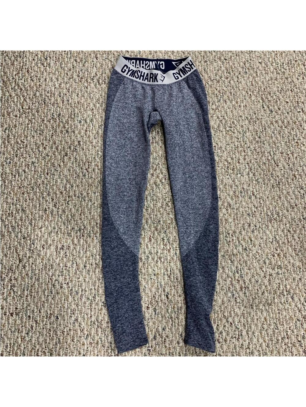 Gymshark Flex Women’s Blue Low Rise Ankle Leggings - Size XS